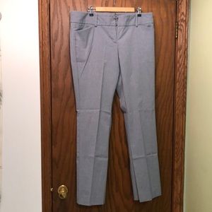 Limited gray exact stretch trousers